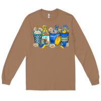 Toasted Coconut down syndrome coffee cups Long Sleeve Tee - Zillion Design Studio