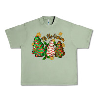 Oil Green 'tis the season christmas cake Urban Heavy Tee - Zillion Design Studio