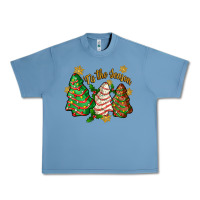 Pebble Blue 'tis the season christmas cake Urban Heavy Tee - Zillion Design Studio