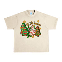 Sandshell 'tis the season christmas cake Urban Heavy Tee - Zillion Design Studio