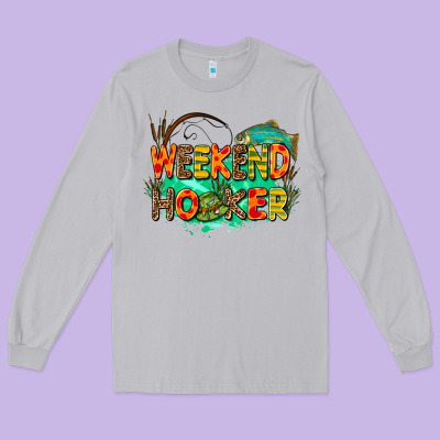 Weekend Hooker Long Sleeve Tee Designed By Adodesignshop
