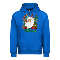 Cobalt Don't stop believin' Urban Hoodie - NancyCooperArtShop