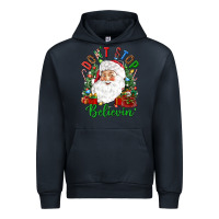 Navy Don't stop believin' Urban Hoodie - NancyCooperArtShop