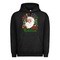 Pigment Black Don't stop believin' Urban Hoodie - NancyCooperArtShop