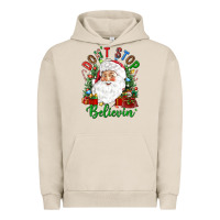 Pigment French Oak Don't stop believin' Urban Hoodie - NancyCooperArtShop