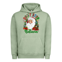 Pigment Oil Green Don't stop believin' Urban Hoodie - NancyCooperArtShop