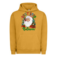 Pigment Peanut Butter Don't stop believin' Urban Hoodie - NancyCooperArtShop