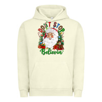 Pigment Pistachio Don't stop believin' Urban Hoodie - NancyCooperArtShop