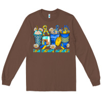 Chestnut down syndrome coffee cups Long Sleeve Tee - Zillion Design Studio