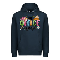 Navy office squad Premium Hoodie - MaliasSmallBusiness