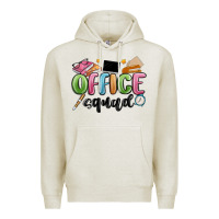 Oatmeal Heather office squad Premium Hoodie - MaliasSmallBusiness