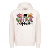 Pale Pink office squad Premium Hoodie - MaliasSmallBusiness