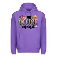 Purple office squad Premium Hoodie - MaliasSmallBusiness
