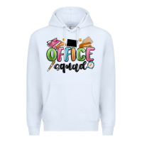 White office squad Premium Hoodie - MaliasSmallBusiness