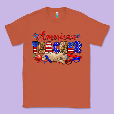 American Teacher Classic Tee Designed By Zillion Design Studio