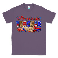 Lavender American teacher Classic Tee - Zillion Design Studio