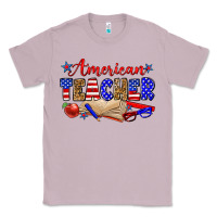 Lilac American teacher Classic Tee - Zillion Design Studio