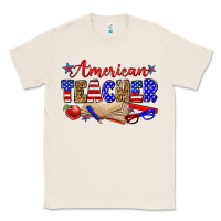 Natural American teacher Classic Tee - Zillion Design Studio