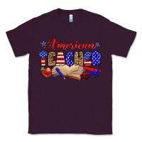 Plum American teacher Classic Tee - Zillion Design Studio