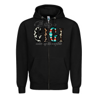 Black being a gigi makes my life complate Zipper Hoodie - CowhideDigitalArt