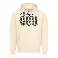 Sandshell being a gigi makes my life complate Zipper Hoodie - CowhideDigitalArt
