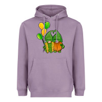 Lavender St Patrick's Day Gnomes Heavyweight Hoodie - Jasminsmagicworld