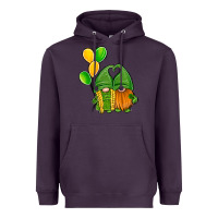Plum St Patrick's Day Gnomes Heavyweight Hoodie - Jasminsmagicworld