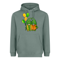 Sage St Patrick's Day Gnomes Heavyweight Hoodie - Jasminsmagicworld
