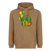 Toasted Coconut St Patrick's Day Gnomes Heavyweight Hoodie - Jasminsmagicworld