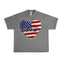 Tornado veteran heart american flag Urban Heavy Tee - BarkalooDesign