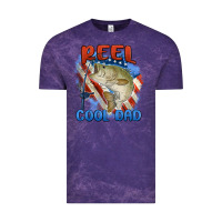 Cloud Purple reel cool dad Vintage Tee - MaliasSmallBusiness