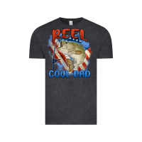 Vintage Black reel cool dad Vintage Tee - MaliasSmallBusiness