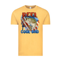 Vintage Mustard reel cool dad Vintage Tee - MaliasSmallBusiness