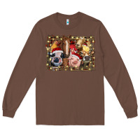 Chestnut christmas farm animals Long Sleeve Tee - RanaPortraitStore