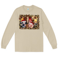 Mushroom christmas farm animals Long Sleeve Tee - RanaPortraitStore
