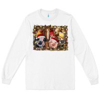 White christmas farm animals Long Sleeve Tee - RanaPortraitStore