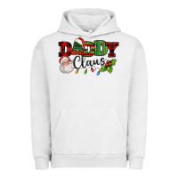 Pigment Lunar Rock Daddy Claus Santa Christmas lights and holly Urban Hoodie - NancyCooperArtShop