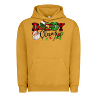 Pigment Peanut Butter Daddy Claus Santa Christmas lights and holly Urban Hoodie - NancyCooperArtShop