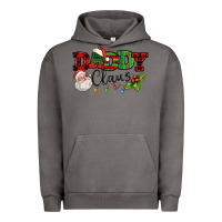 Pigment Tornado Daddy Claus Santa Christmas lights and holly Urban Hoodie - NancyCooperArtShop