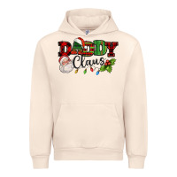 Sandshell Daddy Claus Santa Christmas lights and holly Urban Hoodie - NancyCooperArtShop