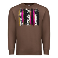 Chestnut cow , yellow and pink glitter brushstrokes Premium Sweatshirt - AdoDesignShop