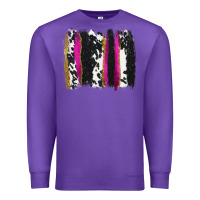 Purple cow , yellow and pink glitter brushstrokes Premium Sweatshirt - AdoDesignShop