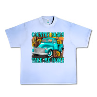 Grape Ice country roads take me home western Urban Heavy Tee - texasbilliewilder