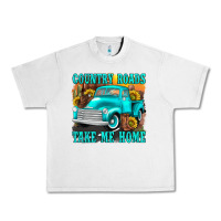 Lunar Rock country roads take me home western Urban Heavy Tee - texasbilliewilder