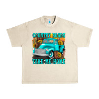 Sandshell country roads take me home western Urban Heavy Tee - texasbilliewilder