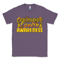 Lavender Childhood Cancer Awareness Classic Tee - texasbilliewilder