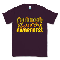 Plum Childhood Cancer Awareness Classic Tee - texasbilliewilder