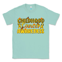 Seafoam Childhood Cancer Awareness Classic Tee - texasbilliewilder
