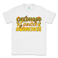 White Childhood Cancer Awareness Classic Tee - texasbilliewilder
