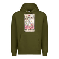 Army Green hair stylist Premium Hoodie - MaliasSmallBusiness